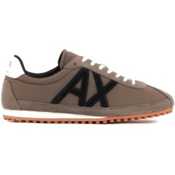 Маратонки Armani exchange XM003390_AF27477 trainers - Brown (Falcon / Black) маратонки,мъжки,маратонки,дамски,маратонки,armani,exchange,xm003390,af27477,trainers,brown,(falcon,black)