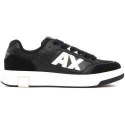 Маратонки Armani exchange XM003648_AF29508 trainers - Black (Black / Off White) маратонки,мъжки,маратонки,дамски,маратонки,armani,exchange,xm003648,af29508,trainers,black,(black,off,white)
