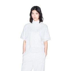 риза,с,къс,ръкав,дамски,блузи,armani,exchange,xw002658,af25527,short,sleeve,sweatshirt,white,(grey,melange)