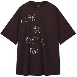 тениска,мъжки,тениски,дамски,тениски,armani,exchange,xw002739,af23954,short,sleeve,t,shirt,brown,(antagonist)