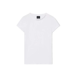Тениска Armani exchange XW002743_AF23955 short sleeve T-shirt - White (Optic White) тениска,мъжки,тениски,дамски,тениски,armani,exchange,xw002743,af23955,short,sleeve,t,shirt,white,(optic,white)