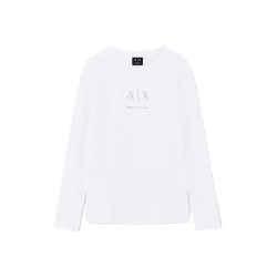 тениска,мъжки,тениски,дамски,тениски,armani,exchange,xw002764,af23954,long,sleeve,t,shirt,white,(optic,white)