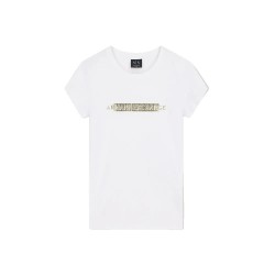 Тениска Armani exchange XW002811_AF16294 short sleeve T-shirt - White (Optic White) тениска,мъжки,тениски,дамски,тениски,armani,exchange,xw002811,af16294,short,sleeve,t,shirt,white,(optic,white)