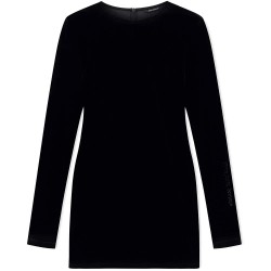 Рокля Armani exchange XW002866_AF16147 long sleeve short dress - Black (Black) рокля,дамски,поли,и,рокли,armani,exchange,xw002866,af16147,long,sleeve,short,dress,black,(black)