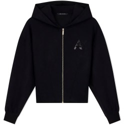 Блуза Armani exchange XW002861_AF13397 full zip sweatshirt - Black (Black) блуза,дамски,блузи,armani,exchange,xw002861,af13397,full,zip,sweatshirt,black,(black)