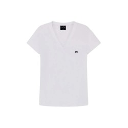 Тениска Armani exchange XW002971_AF16294 short sleeve v neck T-shirt - White (Optic White) тениска,мъжки,тениски,дамски,тениски,armani,exchange,xw002971,af16294,short,sleeve,v,neck,t,shirt,white,(optic,white)
