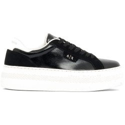 Маратонки Armani exchange XW003069_AF28692 trainers - Black (Black / Off White) маратонки,мъжки,маратонки,дамски,маратонки,armani,exchange,xw003069,af28692,trainers,black,(black,off,white)