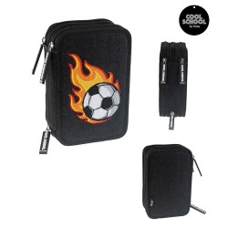 канцеларски,принадлежности,tinka,flaming,football,pencil,case,black,(multicolor)
