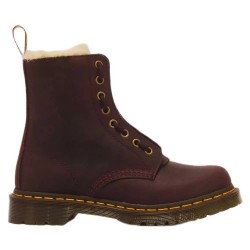 обувки,дамски,боти,мъжки,боти,dr,martens,1460,serena,zip,boots,brown,(cherry,red)