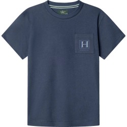 Тениска Hackett HK5000070 short sleeve T-shirt - Blue (Old Navy) тениска,мъжки,тениски,дамски,тениски,hackett,hk5000070,short,sleeve,t,shirt,blue,(old,navy)