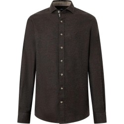 Риза с дълъг ръкав Hackett HM3010861 long sleeve shirt - Black (Ebony Brown) риза,с,дълъг,ръкав,дамски,ризи,мъжки,ризи,hackett,hm3010861,long,sleeve,shirt,black,(ebony,brown)