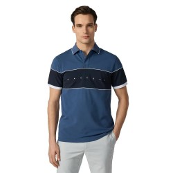 Hackett HM5600192 short sleeve polo - Blue (Eton Blue) дамски,блузи,с,яка,мъжки,блузи,с,яка,hackett,hm5600192,short,sleeve,polo,blue,(eton,blue)