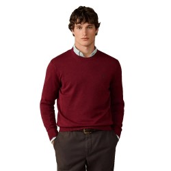 Блуза Hackett HM7000316 sweater - Red (Oxblood Red) блуза,мъжки,пуловери,дамски,пуловери,hackett,hm7000316,sweater,red,(oxblood,red)