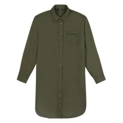 рокля,дамски,поли,и,рокли,tbs,ammelrob,short,sleeve,short,dress,green,(kaki,green)