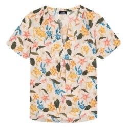 дамски,блузи,tbs,gyselmis,short,sleeve,blouse,beige,(craie,white)