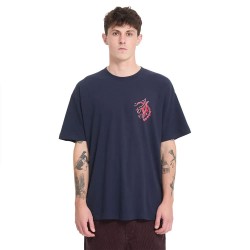 Тениска Volcom Gelstone Loose short sleeve T-shirt - Black (Marine) тениска,мъжки,тениски,дамски,тениски,volcom,gelstone,loose,short,sleeve,t,shirt,black,(marine)