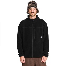 Блуза Volcom Nelson Sherpa full zip sweatshirt - Black (Black) блуза,мъжки,пуловери,volcom,nelson,sherpa,full,zip,sweatshirt,black,(black)