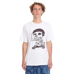 Тениска Volcom Pierbike Basic short sleeve T-shirt - White (White) тениска,мъжки,тениски,дамски,тениски,volcom,pierbike,basic,short,sleeve,t,shirt,white,(white)