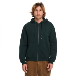 Блуза Volcom Single Stone full zip sweatshirt - Green (Scarab) блуза,мъжки,пуловери,volcom,single,stone,full,zip,sweatshirt,green,(scarab)