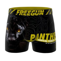 боксерки,мъжко,бельо,freegun,panther,animal,boxers,black,(yellow,black)