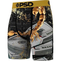 Боксерки Psd Gold Scorp boxers - Grey (Gold / White) боксерки,мъжко,бельо,psd,gold,scorp,boxers,grey,(gold,white)