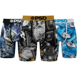 боксерки,мъжко,бельо,psd,high,roll,boxers,3,units,multicolor,(blue,brown,white)