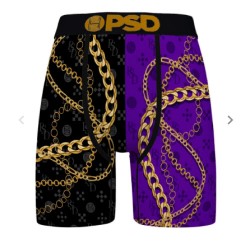 боксерки,мъжко,бельо,psd,mamba,luxe,boxers,purple,(gold,white)