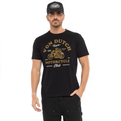 Тениска Von dutch VD/1/TR/CITY/NR short sleeve T-shirt - Black (Black) тениска,мъжки,тениски,дамски,тениски,von,dutch,vd,1,tr,city,nr,short,sleeve,t,shirt,black,(black)