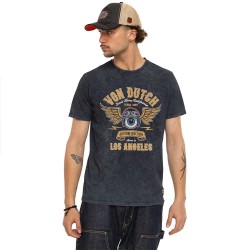 Тениска Von dutch VD/1/TR/SEEING/AN short sleeve T-shirt - Black (Black) тениска,мъжки,тениски,дамски,тениски,von,dutch,vd,1,tr,seeing,an,short,sleeve,t,shirt,black,(black)