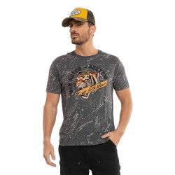 Тениска Von dutch VD1TRBEASTAN short sleeve T-shirt - Grey (Grey) тениска,мъжки,тениски,дамски,тениски,von,dutch,vd1trbeastan,short,sleeve,t,shirt,grey,(grey)