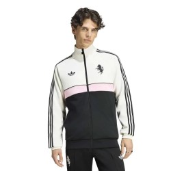 Блуза Adidas Juventus Originals full zip sweatshirt - White (Off White / Black) блуза,мъжки,пуловери,adidas,juventus,originals,full,zip,sweatshirt,white,(off,white,black)