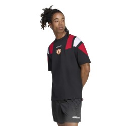 Тениска Adidas Manchester United EQT short sleeve T-shirt - Black (Black) тениска,мъжки,тениски,дамски,тениски,adidas,manchester,united,eqt,short,sleeve,t,shirt,black,(black)