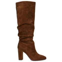 обувки,дамски,боти,мъжки,боти,lauren,artizan,suede,heel,boots,brown,(tobacco)