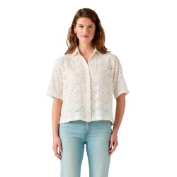Риза с къс ръкав Levi´s ® Harlie short sleeve shirt - White (Egret) риза,с,къс,ръкав,дамски,ризи,мъжки,ризи,levi´s,®,harlie,short,sleeve,shirt,white,(egret)