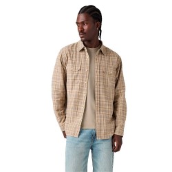 Риза с дълъг ръкав Levi´s ® Jackson Worker long sleeve shirt - Beige (Chad Plaid) риза,с,дълъг,ръкав,дамски,ризи,мъжки,ризи,levi´s,®,jackson,worker,long,sleeve,shirt,beige,(chad,plaid)