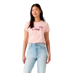 Тениска Levi´s ® The Perfect short sleeve T-shirt - Pink (Mangano Calcite) тениска,мъжки,тениски,дамски,тениски,levi´s,®,the,perfect,short,sleeve,t,shirt,pink,(mangano,calcite)