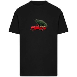 тениска,мъжки,тениски,дамски,тениски,mister,tee,christmas,tree,pickup,short,sleeve,t,shirt,black,(black)