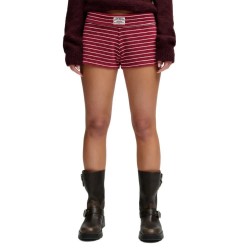 Къси панталони Superdry Athletics Essentials Over Towelling shorts - Red (Port Red Stripe) къси,панталони,мъжки,панталони,дамски,панталони,superdry,athletics,essentials,over,towelling,shorts,red,(port,red,stripe)