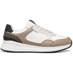 Маратонки Geox Branthon B trainers - White (White / Sand) маратонки,мъжки,маратонки,дамски,маратонки,geox,branthon,b,trainers,white,(white,sand)
