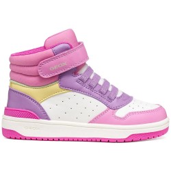 Маратонки Geox Washiba A trainers - Pink (Dark Pink / Multicolor) маратонки,мъжки,маратонки,дамски,маратонки,geox,washiba,a,trainers,pink,(dark,pink,multicolor)