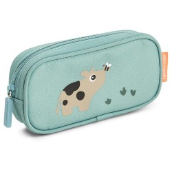 Done by deer Tiny Farm pencil case - Blue (Blue) ученически,принадлежности,done,by,deer,tiny,farm,pencil,case,blue,(blue)