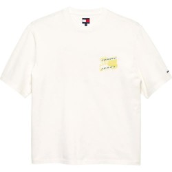 тениска,мъжки,тениски,дамски,тениски,tommy,jeans,90´s,bubble,flag,short,sleeve,t,shirt,white,(ecru)