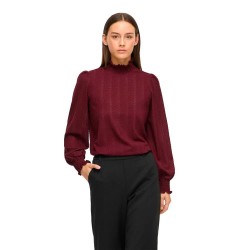 Тениска Vila Lyri long sleeve T-shirt - Red (Port Royale) тениска,мъжки,тениски,дамски,тениски,vila,lyri,long,sleeve,t,shirt,red,(port,royale)