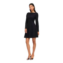 Рокля Vila Siba long sleeve short dress - Black (Black Beauty) рокля,дамски,поли,и,рокли,vila,siba,long,sleeve,short,dress,black,(black,beauty)