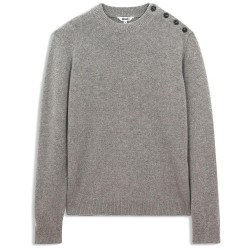 Блуза Aigle AIW26MKNI001 sweater - Grey (Dark Heather Grey) блуза,мъжки,пуловери,дамски,пуловери,aigle,aiw26mkni001,sweater,grey,(dark,heather,grey)