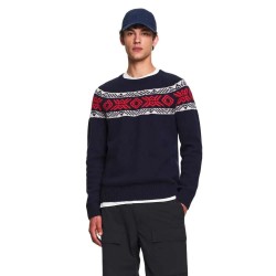 Блуза Aigle AIW26MKNI003 sweater - Blue (Empire Jq) блуза,мъжки,пуловери,дамски,пуловери,aigle,aiw26mkni003,sweater,blue,(empire,jq)