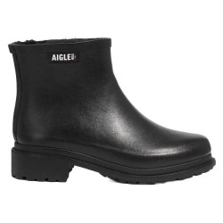 Обувки Aigle Fulfeel Low Fur boots - Black (Black) обувки,дамски,боти,мъжки,боти,aigle,fulfeel,low,fur,boots,black,(black)