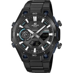 Часовник Edifice ECB-2300 47.6mm 10ATM Quartz Analog-Digital watch - Silver (Dark Grey / Black / Mineral) часовник,часовници,edifice,ecb,2300,47.6mm,10atm,quartz,analog,digital,watch,silver,(dark,grey,black,mineral)