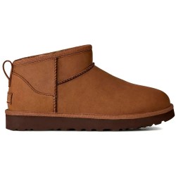 Обувки Ugg Classic Ultra Mini Nubuck boots - Brown (Dark Chestnut) обувки,дамски,боти,мъжки,боти,ugg,classic,ultra,mini,nubuck,boots,brown,(dark,chestnut)