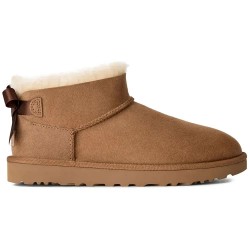 Обувки Ugg Ultra Mini Bailey Bow boots - Brown (Chestnut) обувки,дамски,боти,мъжки,боти,ugg,ultra,mini,bailey,bow,boots,brown,(chestnut)